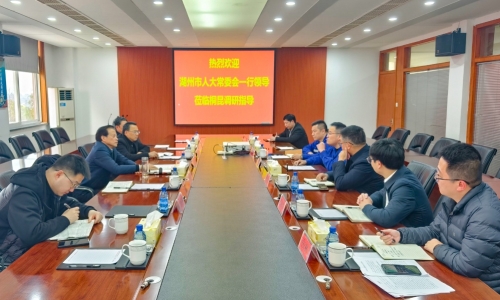 湖州市人大常委會(huì)黨組書(shū)記、主任孫賢龍蒞臨桐昆恒騰調(diào)研